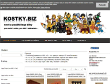 Tablet Screenshot of kostky.biz